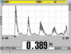 室外显示屏的厚度测试