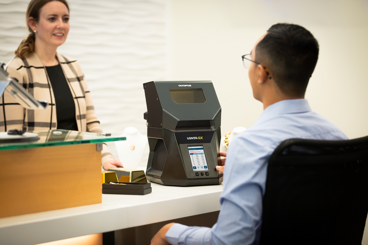 用于手表鉴定的贵金属分析仪结果