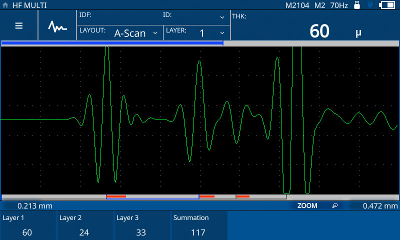 用于轿车的漆层测厚仪