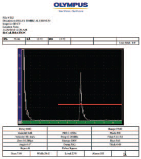 便携式EPOCH 1000仪器的报告数据