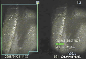 Clear indication of distance to object Clear indication of distance to object