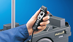 Holding the remote control