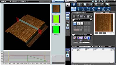 使用DSX1000显微镜测量导线的形状