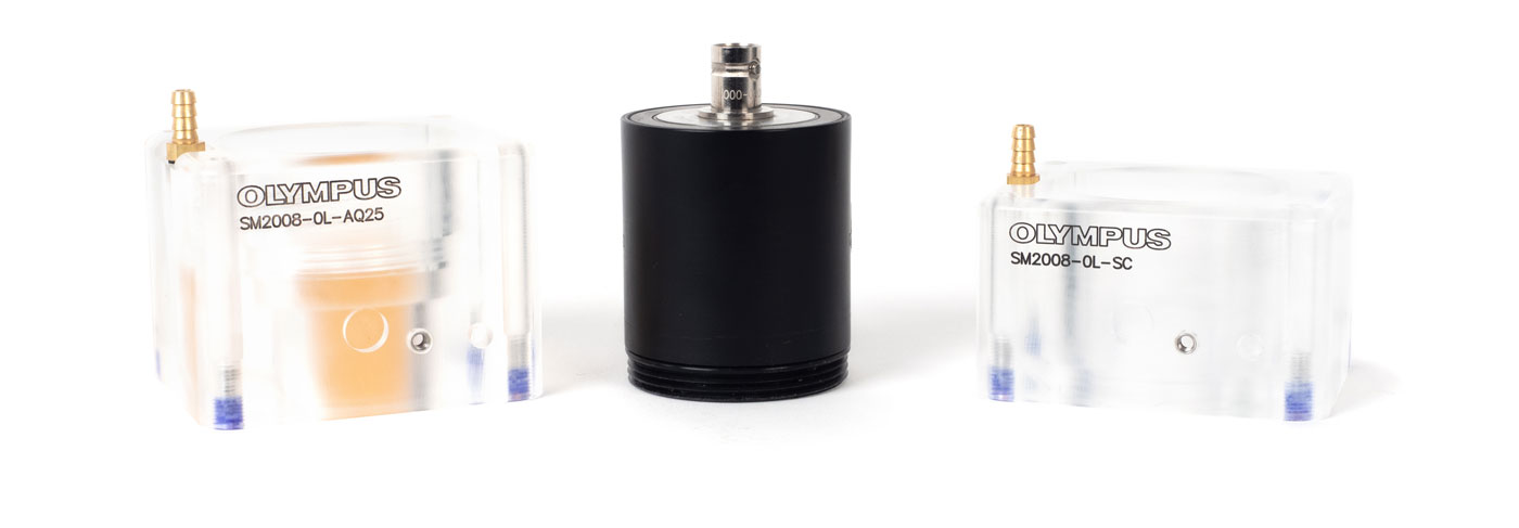 用于风力叶片完整性评估的带Aqualene楔块M2008超声探头