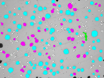 EGraphite of cast iron, classified by shapes  and determined as spheroidal