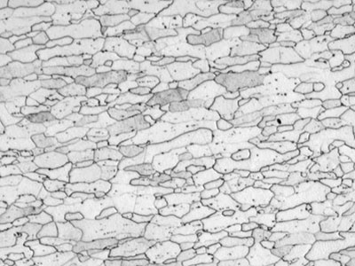 原始图像（钢材料的铁素体晶粒）