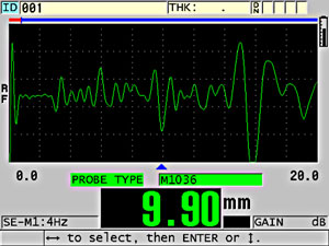 由于材料内部反射干扰了仪器而产生的错误读数