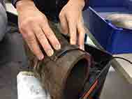 用于检测形状复杂样件的柔性超声相控阵探头