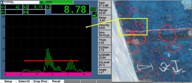 带有点蚀的铝制部件