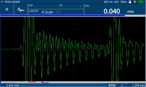 薄层钢的厚度测量