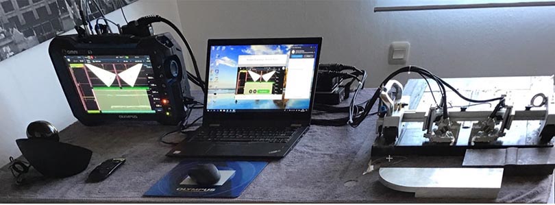 远程实时演示奥林巴斯的OmniScan X3探伤仪