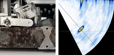 A27相控阵探头的扫查