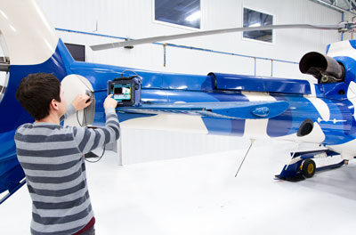 便携式OmniScan SX仪器的360度全方位视图