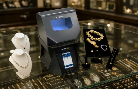Vanta Gx next to jewelry