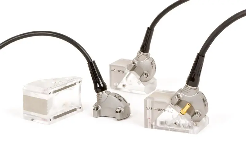 A31 and A32 Phased Array probes and wedges for carbon steel inspection