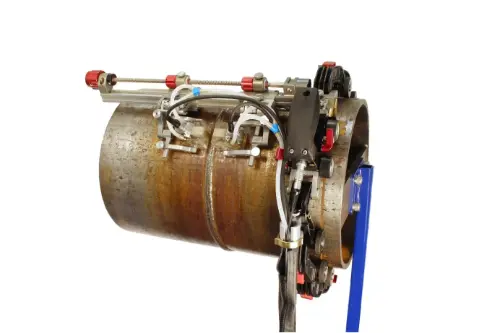 The ChainSCANNER provides a manual pipe-inspection solution for pipes ranging from 45 mm to 965 mm OD (1.75 to 38 in. OD).