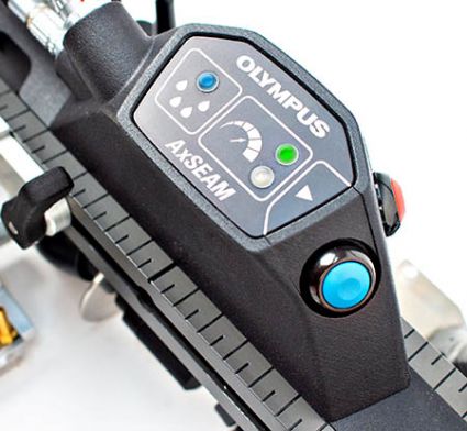 ERWチューブ用AxSEAM縦シーム溶接スキャナーのスキャン通信モジュール(スキャンダッシュボードと呼ばれる)におけるカプラント(接触媒質)喪失モニターとスキャン速度インジケータ