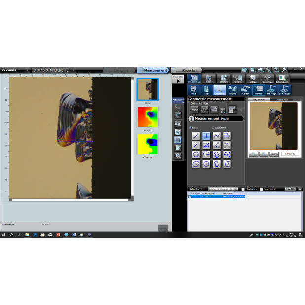 Digital microscope image