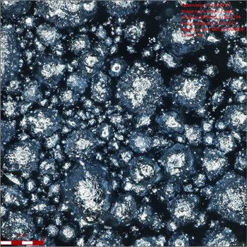 silicon powder inspection sintering conditions size and shape of grains automatic software Evident DSX510 digital microscope