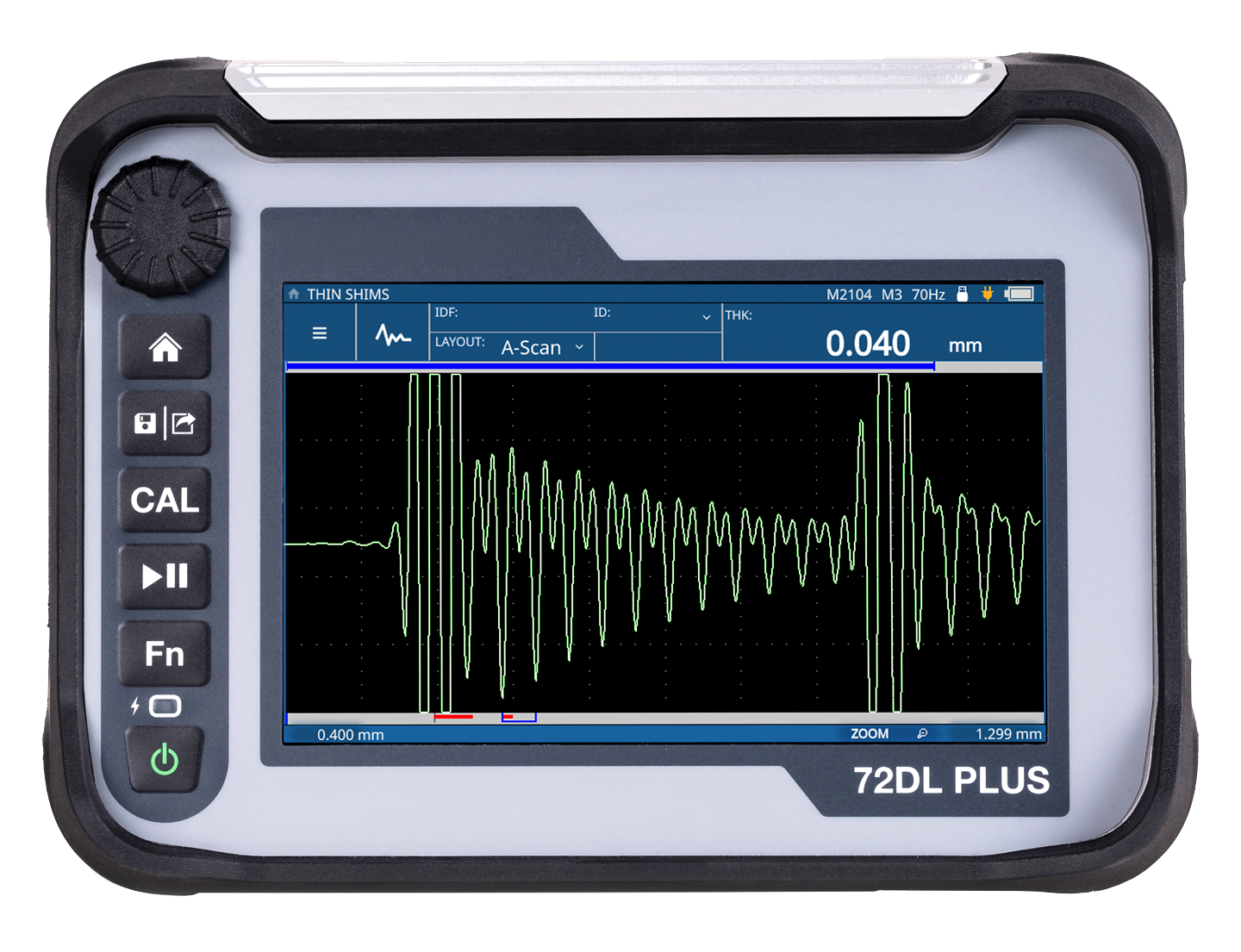 用于检测薄材料的超声测厚仪