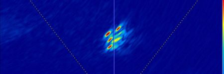 簇状孔隙的TFM成像(簇状孔隙是带有焊剂涂层的电极受潮的结果)在焊接过程中,湿气被加热,变成气体,并被困在焊缝中。