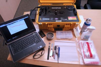 Evident TERRA portable XRD analyzer.