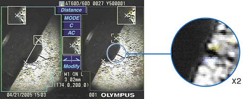 Accurate measurement via zoom window Accurate measurement via zoom window