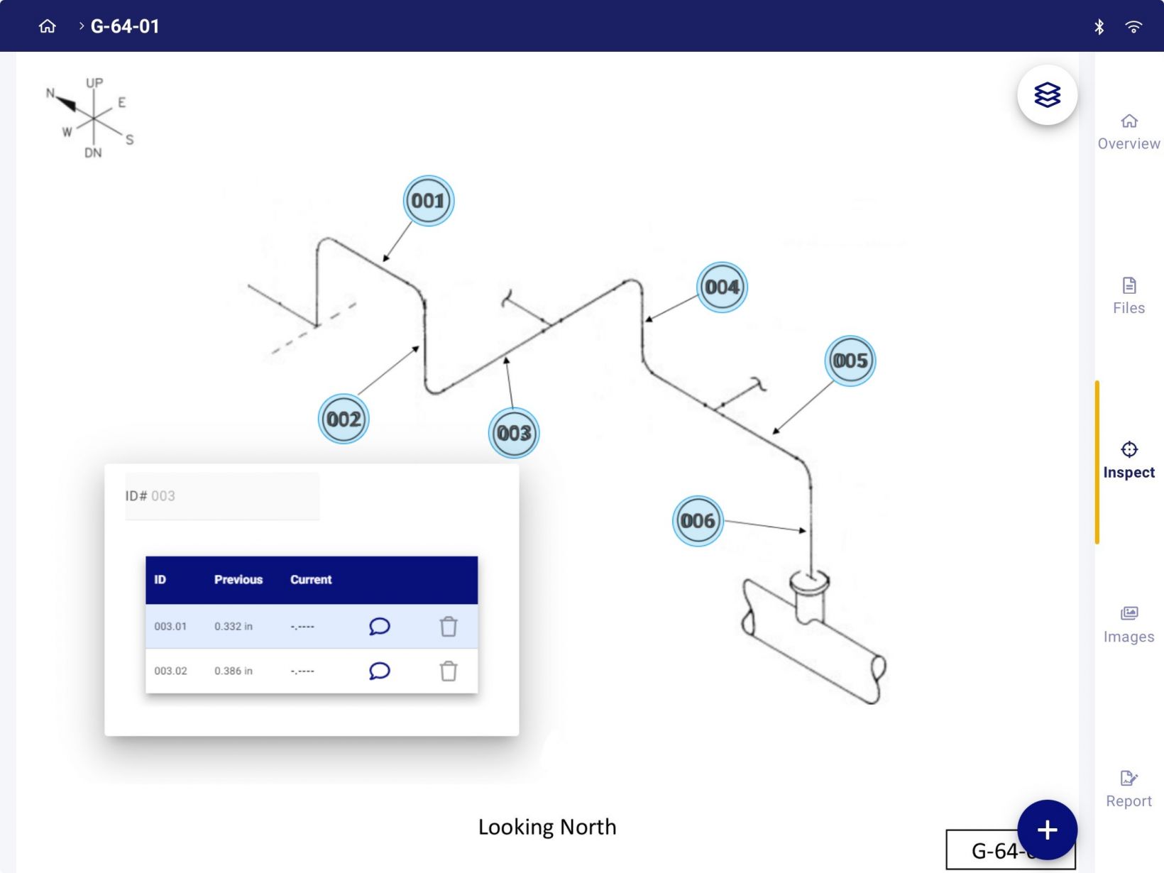 用于超声厚度检测的检测项目管理器应用程序