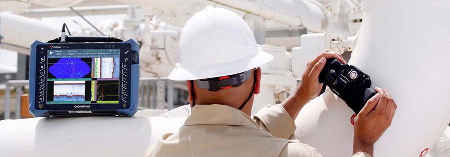 使用OmniScan SX探伤仪检测管道弯头