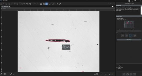 典型的设备配置：倒置金相显微镜、10×金相物镜，以及1个高分辨率显微镜相机