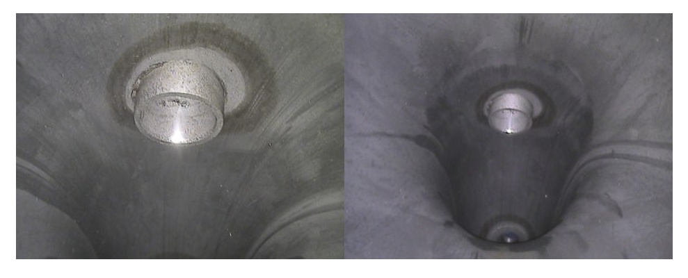 使用窄视角和宽视角管道镜检测管道