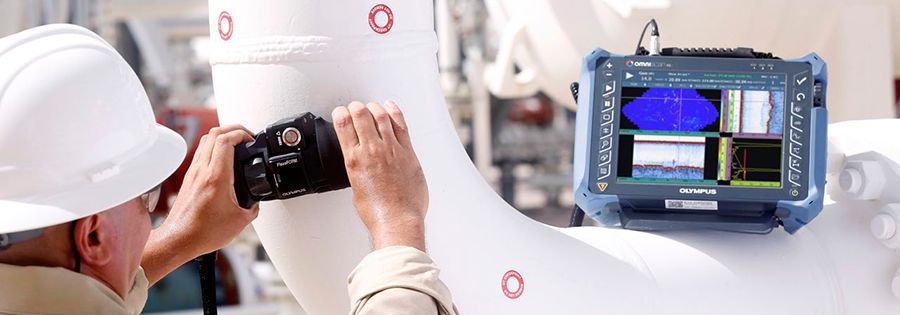 使用OmniScan SX探伤仪检测管道弯头