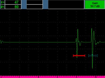 合格轴承中典型的信号指示