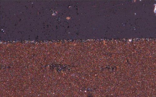 inspecting bonding between silicon layers analyze polarized imaging Best Image Function Evident DSX510 digital microscope 4,000x magnification MonoSi remains undamaged perfect contact and no voids interface