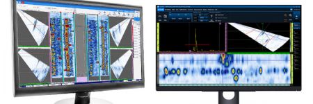 Comparison of  two NDT inspection software, WeldSight for advanced weld inspection analysis and OmniPC for basic phased array ultrasonic testing data analysis