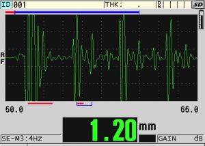 4c. Error - measurement of mode converted shear wave echo