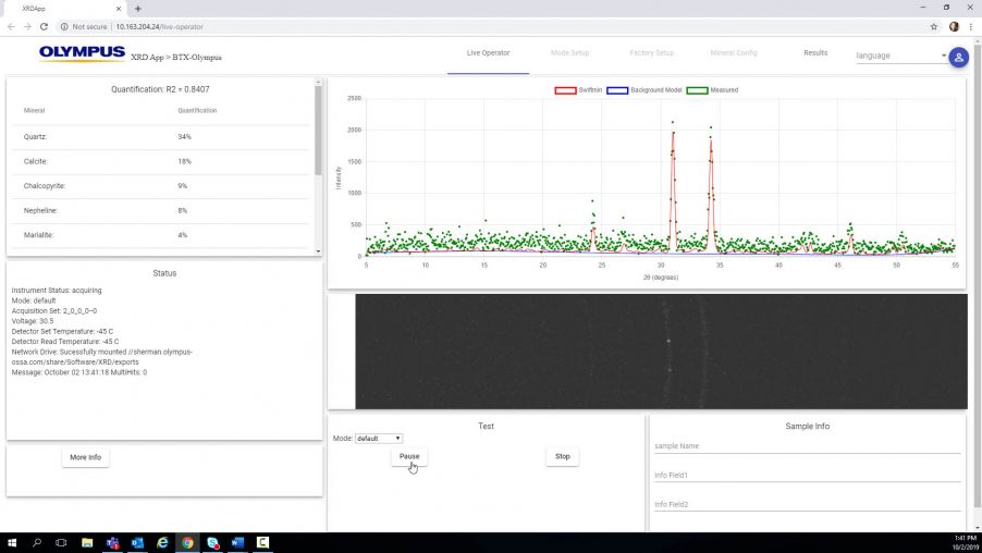 XRD分析仪快速获得定量性矿物学结果